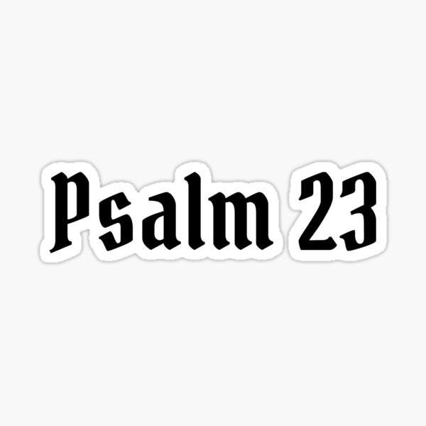 Item preview, Psalm 23 (Black) designed and sold by OneCherubim.