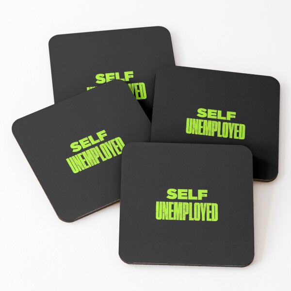 Item preview, Funny Self Unemployed Pun designed and sold by artworkbyrihen.