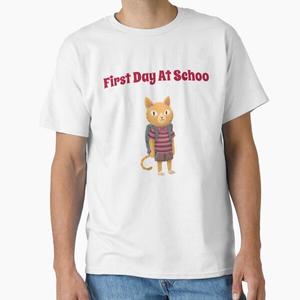 Item preview, First Day at School Kitty designed and sold by up4tee.
