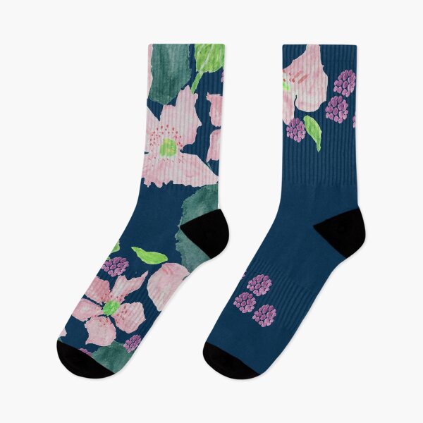 Item preview, Blackberry flowers - Gouache designed and sold by Fraise-de-bois.