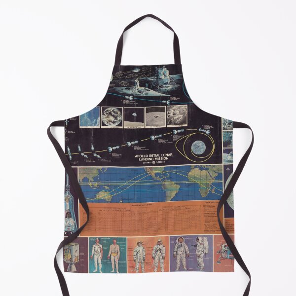 Item preview, Apollo Lunar Landing Mission Poster designed and sold by Gin Neko.