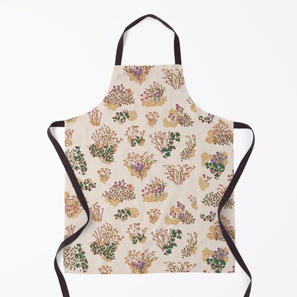 Item preview, Traditional Japanese Vintage Cream Floral - Nanakusa The Seven Grasses of Autumn designed and sold by Charredsky.