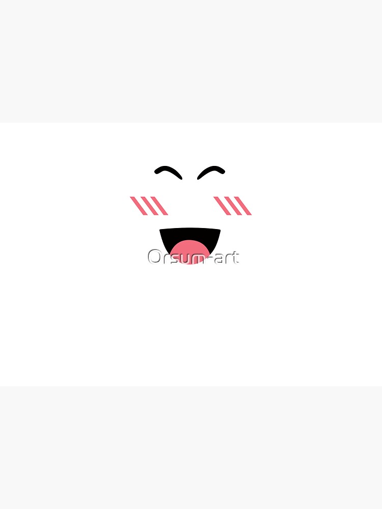 Roblox super super happy face by Orsum-art