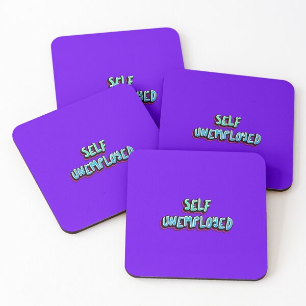 Item preview, Funny Self Unemployed Pun designed and sold by artworkbyrihen.