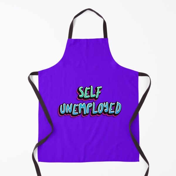 Item preview, Funny Self Unemployed Pun designed and sold by artworkbyrihen.