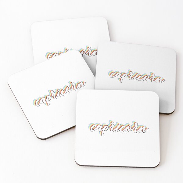 Item preview, Rainbow Cursive Capricorn Zodiac Sign Vsco Sticker designed and sold by laurencude.