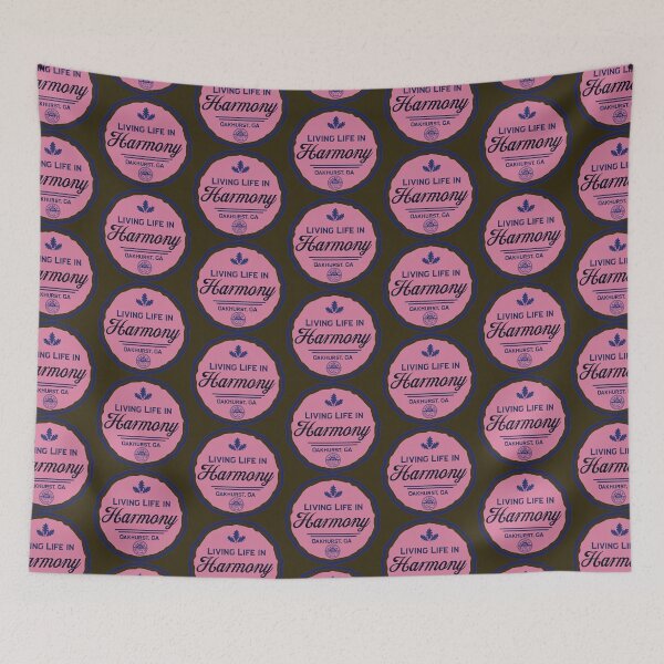 Item preview, Living Life in Harmony, Oakhurst Georga - Take action for your health swag designed and sold by NeatlineFX.