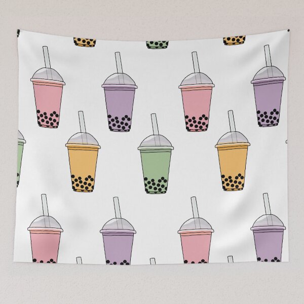 Item preview, bubble tea / boba drinks sticker pack designed and sold by designsbysoph-.