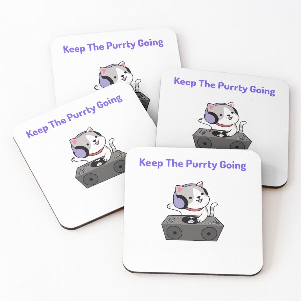 Item preview, Keep the Purrty Going designed and sold by up4tee.