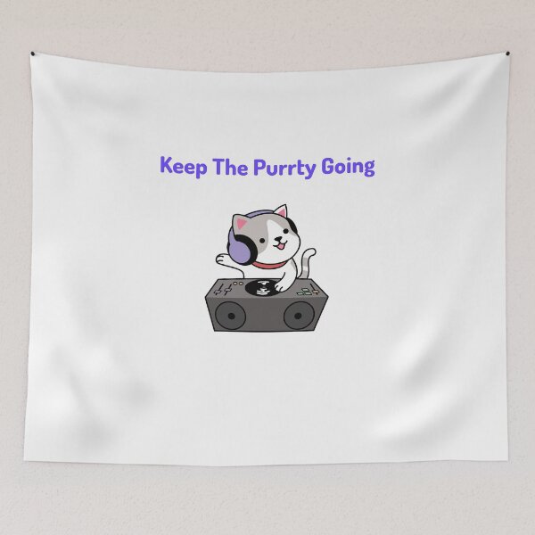 Item preview, Keep the Purrty Going designed and sold by up4tee.
