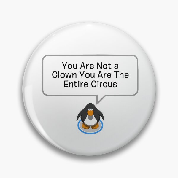 Item preview, Clown on 'em Penguin designed and sold by MoogMachineMaze.
