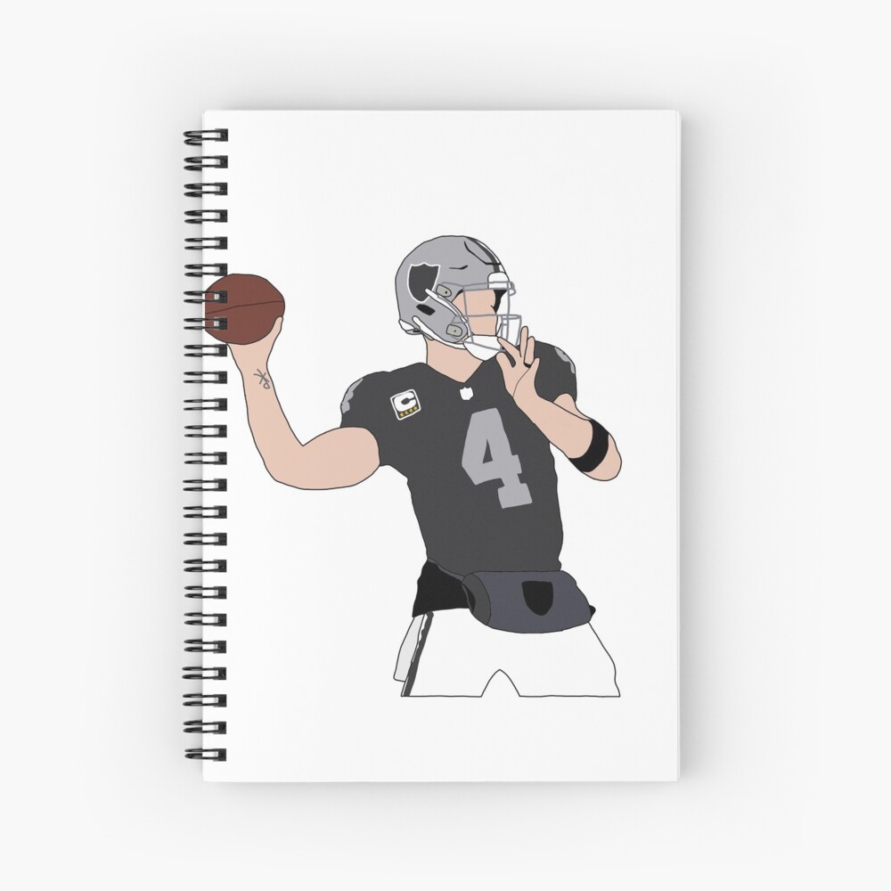 Derek Carr Las Vegas Raiders Phenom Gallery 18'' x 24'' Foil Serigraph  Limited Edition Poster Art Print