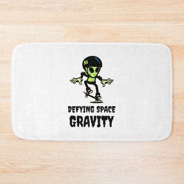 Item preview, Alien on skateboard Defying Space Gravity designed and sold by miminova.