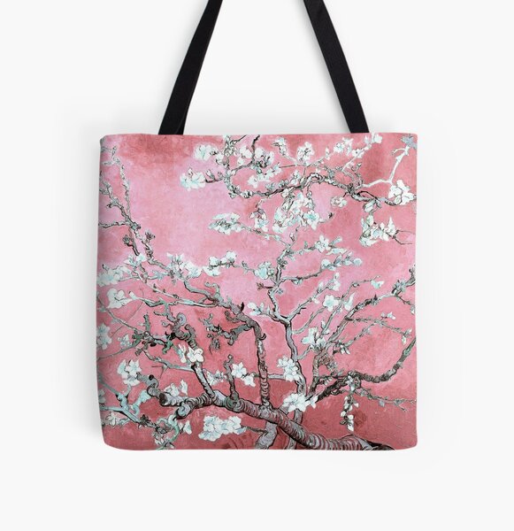 Bolsa de tela «Vincent Van Gogh Almendros en flor Melocotón» de  PureVintageLove | Redbubble