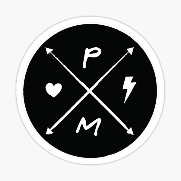 Hearts and Bolts Logo Sticker