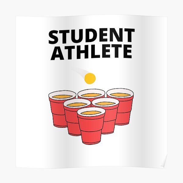 Beer Pong A College Tradition 22x34 Poster Print TR9372 