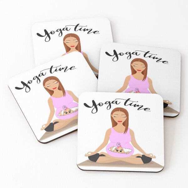 Item preview, Pregnant woman practicing yoga designed and sold by Meryem Mamouni.
