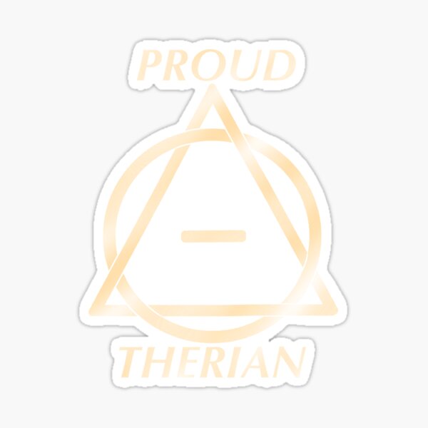 Dark red therian theta delta Sticker for Sale by DraconicsDesign