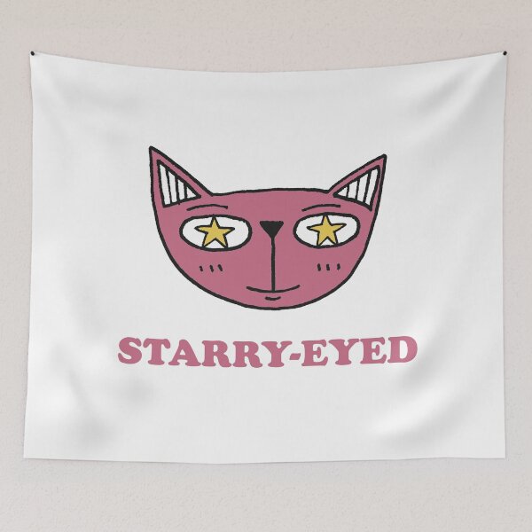 Item preview, STARRY-EYED in Berry Pink designed and sold by cosmicmouse.
