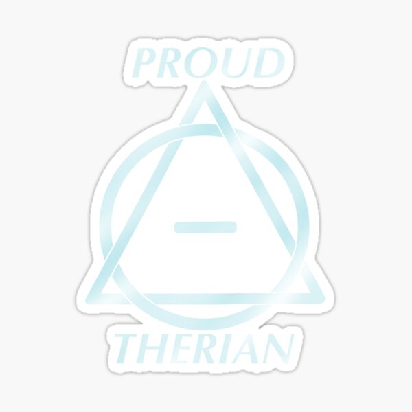 Dark red therian theta delta Sticker for Sale by DraconicsDesign