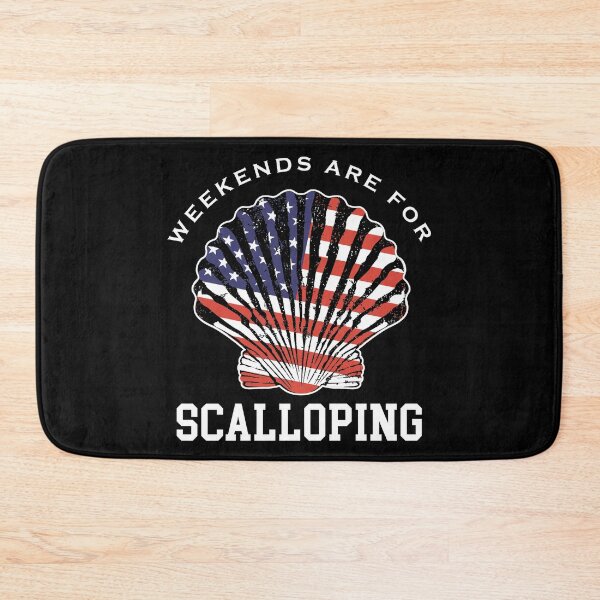Item preview, American Flag Scallop Hunting Weekends Are For Scalloping graphic designed and sold by jakehughes2015.