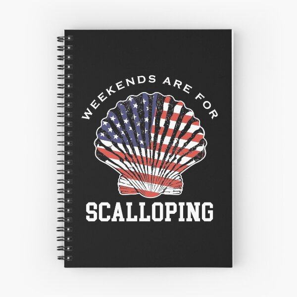 Item preview, American Flag Scallop Hunting Weekends Are For Scalloping graphic designed and sold by jakehughes2015.