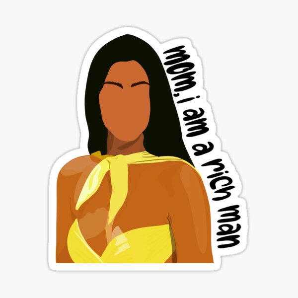 Mama, ich bin ein reicher Mann Sticker
