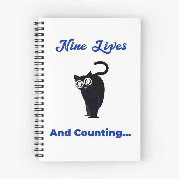 Item preview, Cat Nine Lives and Counting designed and sold by up4tee.