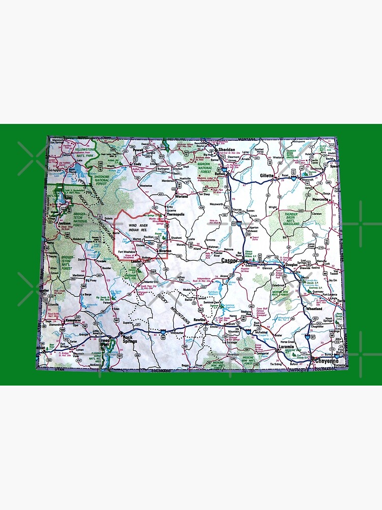 Wyoming Roadmap by Havocgirl
