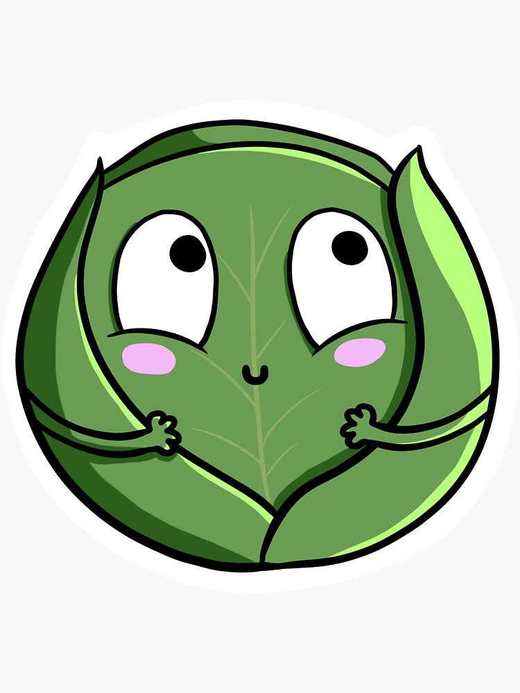 "Brussels Sprout" Sticker by Lokianna Redbubble