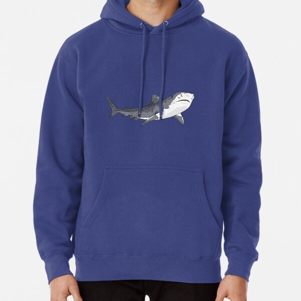 Great white hot sale shark hoodie