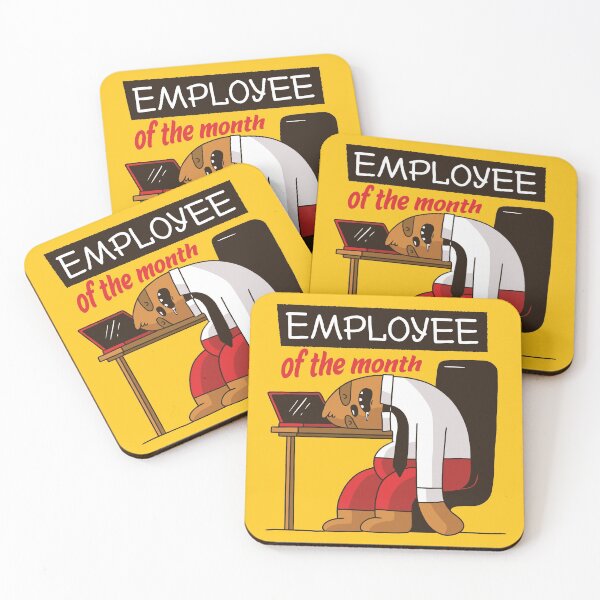 Item preview, Employee of the Month Sleeping Sloth designed and sold by cutenfunny.