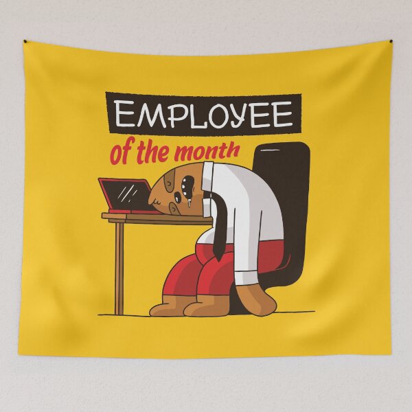 Item preview, Employee of the Month Sleeping Sloth designed and sold by cutenfunny.