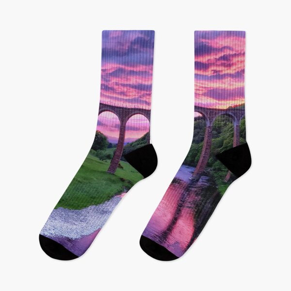 Item preview, Sunset at Leaderfoot Viaduct, Melrose, Scottish Borders designed and sold by yourscotborders.