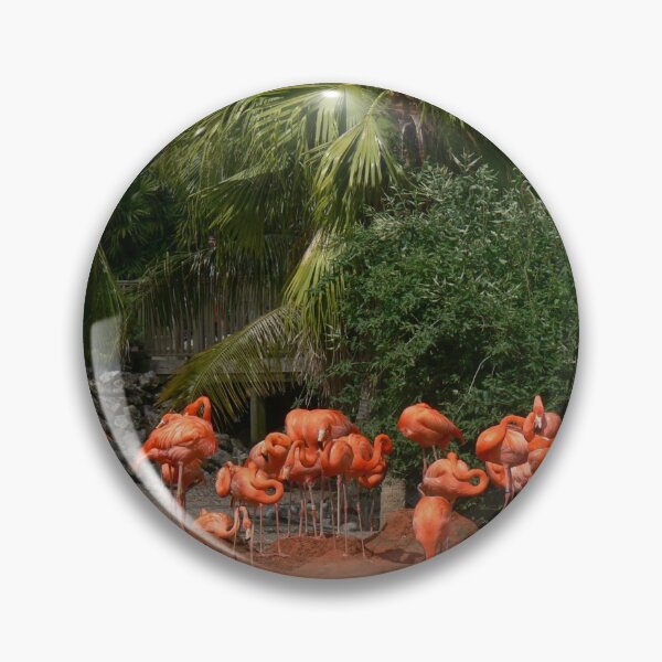 Item preview, Pink Caribbean Flamingo at Busch Gardens designed and sold by Monika's Shop.