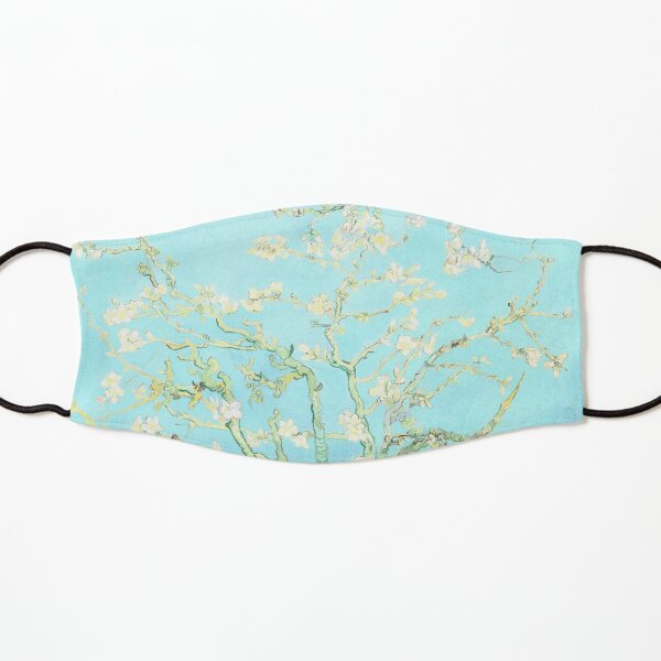 Vincent Van Gogh Almond Blossoms Aquamarine Kids Mask