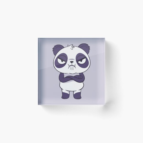 Item preview, Cute Angry Panda Bear designed and sold by cutenfunny.