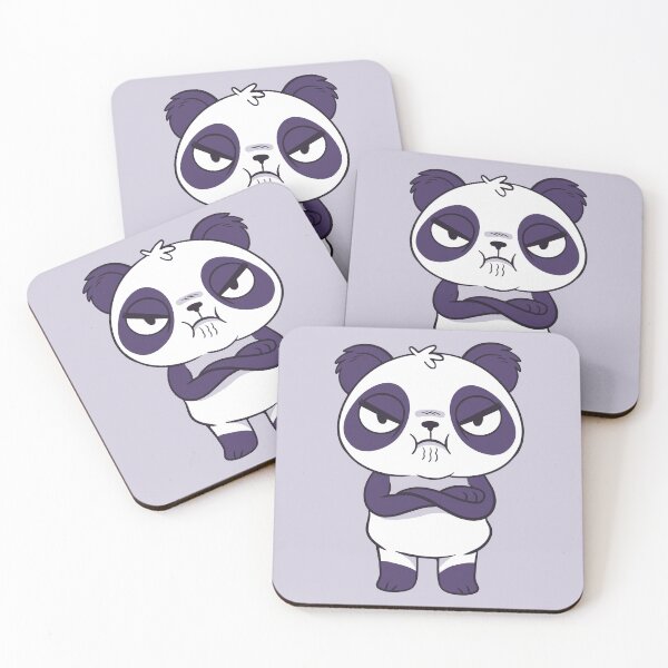 Item preview, Cute Angry Panda Bear designed and sold by cutenfunny.
