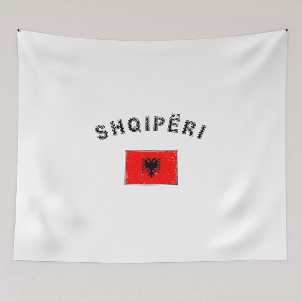 Item preview, Albania Albanian flag flag designed and sold by GeogDesigns.