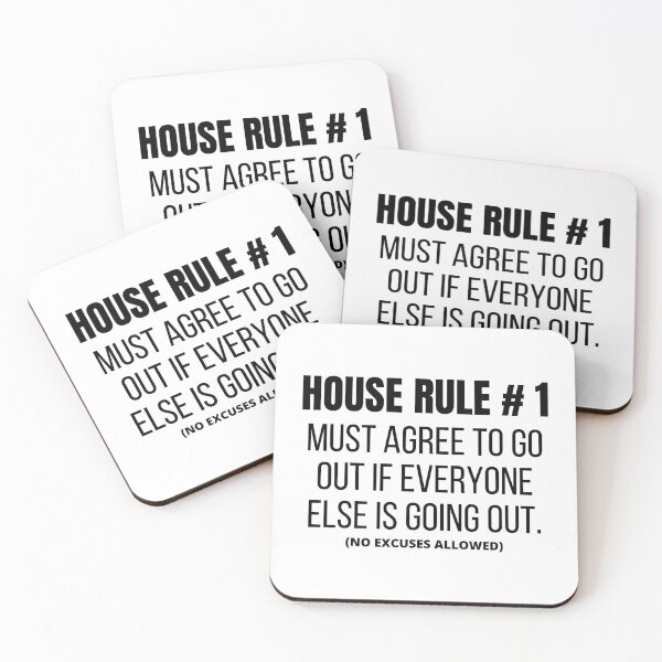 Item preview, House Rules designed and sold by fullsendtv.