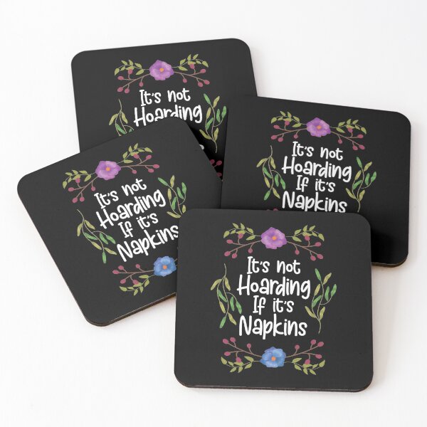 Item preview, Its Not Hoarding If Its Napkins Funny Decoupage graphic designed and sold by jakehughes2015.