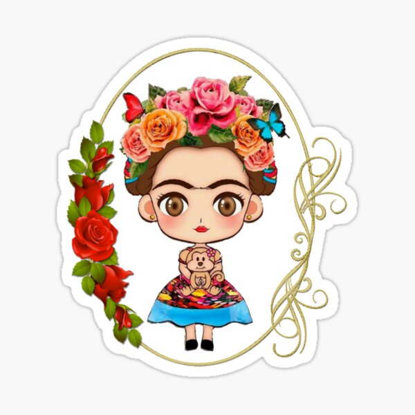 Frida Khalo  Sticker for Sale by Glorysplace03