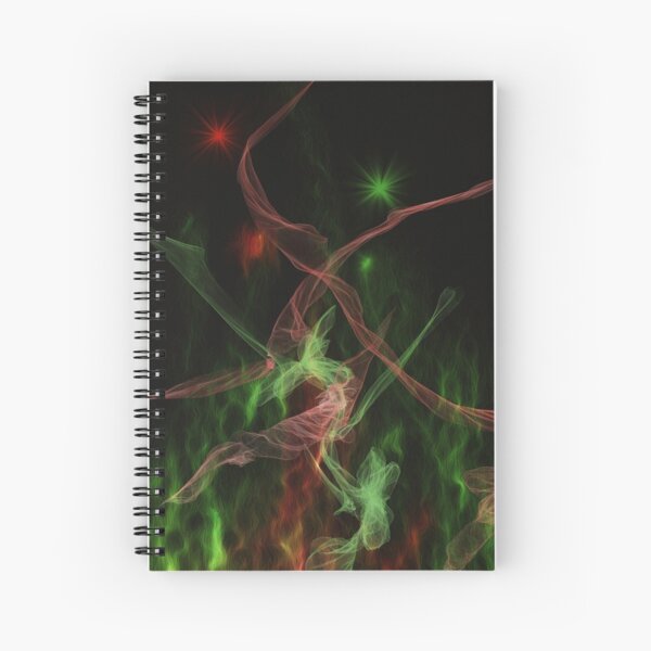 Sci-fi Fire Spiral Notebook