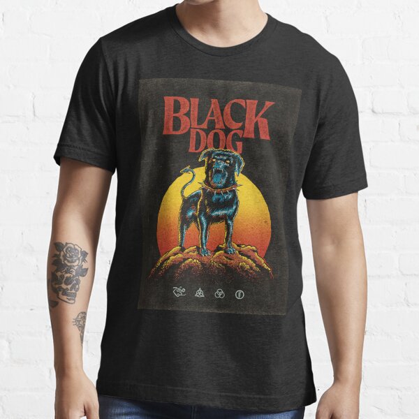 Black Dog Essential T Shirt for Sale by woutervanempel