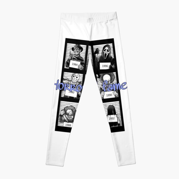 Horror Movie Characters Leggings Redbubble - roblox jason voorhees 2009 pants