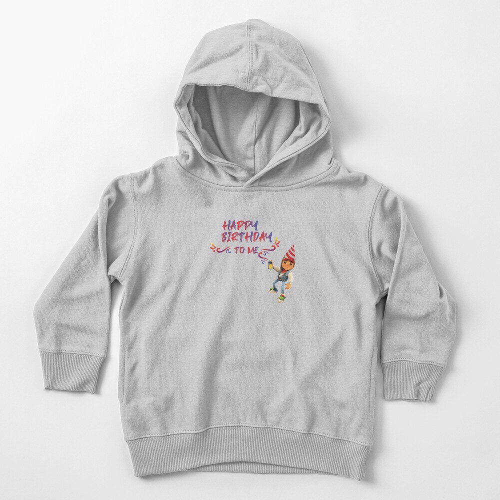 subway surfers Happy Birthday to me Toddler Pullover Hoodie