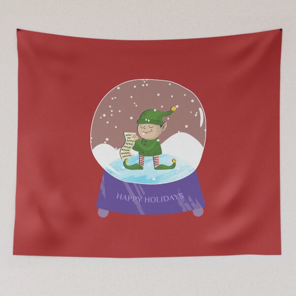 Item preview, Happy Holidays- Santas Helpers are Extra busy this Season designed and sold by EvaWolf.