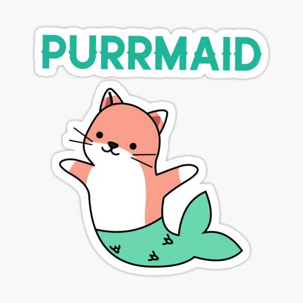 Purrmaid Sticker