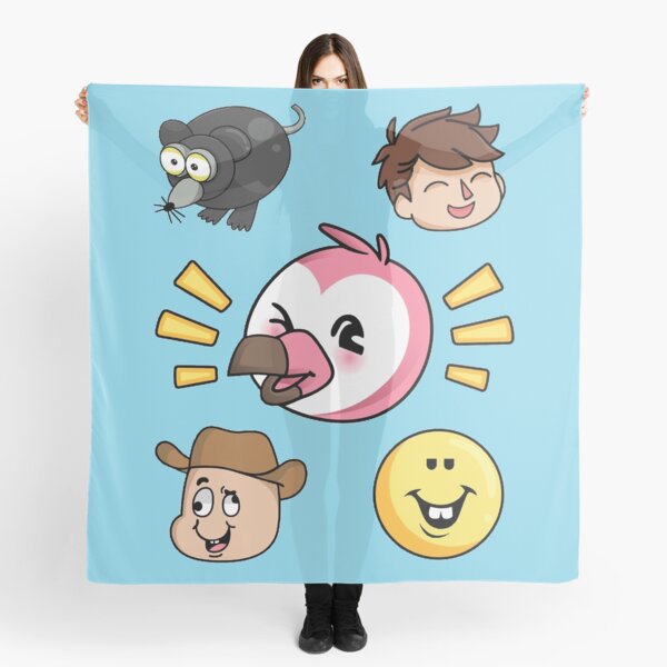 Flamingo Roblox Youtuber Scarf By Zippykiwi Redbubble - flamingo roblox youtuber clock by zippykiwi redbubble