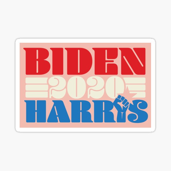 Biden Harris 2020- Red, White & Blue Sticker